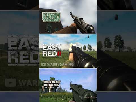 MP40 Comparison | MoH Frontline vs Easy Red 2 vs BIA Hell's Highway