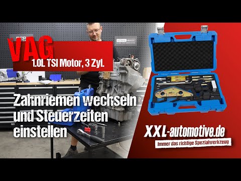 Setting VAG 1.0L TSI valve timing with an angle gauge, as an alternative to measuring system 611007