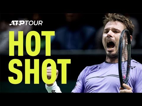 Hot Shot: Wawrinka And Nishikori Go Into Exhibition Mode At Rotterdam 2019