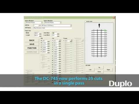 Duplo DC-745 Slitter/Cutter/Creaser