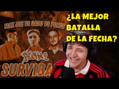 ¿LA MEJOR BATALLA DE LA SURVIBARS? 🔥PONCE VS DADO VS MAXJOE