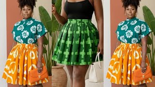 How to Cut and Sew a Gathered skirt with Elastic Band//Beginner's Friendly