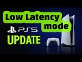 NEW PS5 SOFTWARE UPDATE ! PS5 ALLM UPDATE - AUTO LOW LATENCY MODE PS5