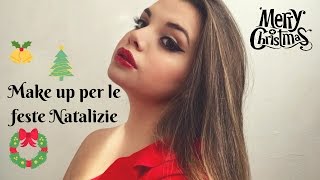 Make up per le feste Natalizie in 5 minuti🎄