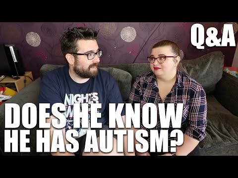 DOES HE KNOW HE'S AUTISTIC? | AUTISM FAMILY Q&A VLOG