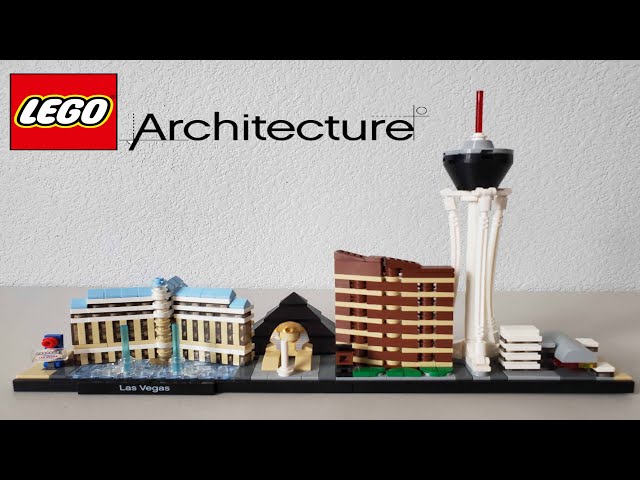 Vídeo relacionado con LEGO Architecture - Las Vegas, Set de Construcción del Skyline de la ciudad, Incluye Maquetas de los Hoteles Bellagio, Luxor y Encore (21047)