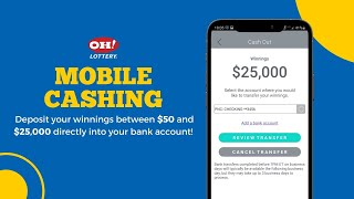How to cash out a winning ticket using Mobile Cashing