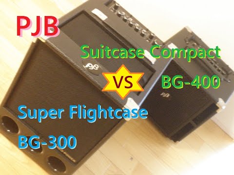 PHIL JONES BASS(PJB) Super Flightcase BG-300 vs Suitcase Compact BG-400。比較サウンドレビュー/Flight Case