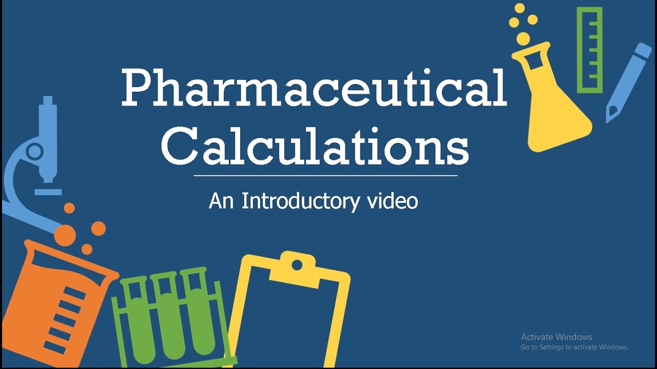 #Pharmaceutical #Calculations - An introduction