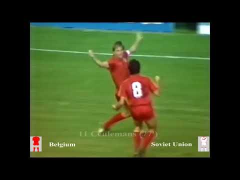 USSR vs Belgium Round of 16 World cup 1986