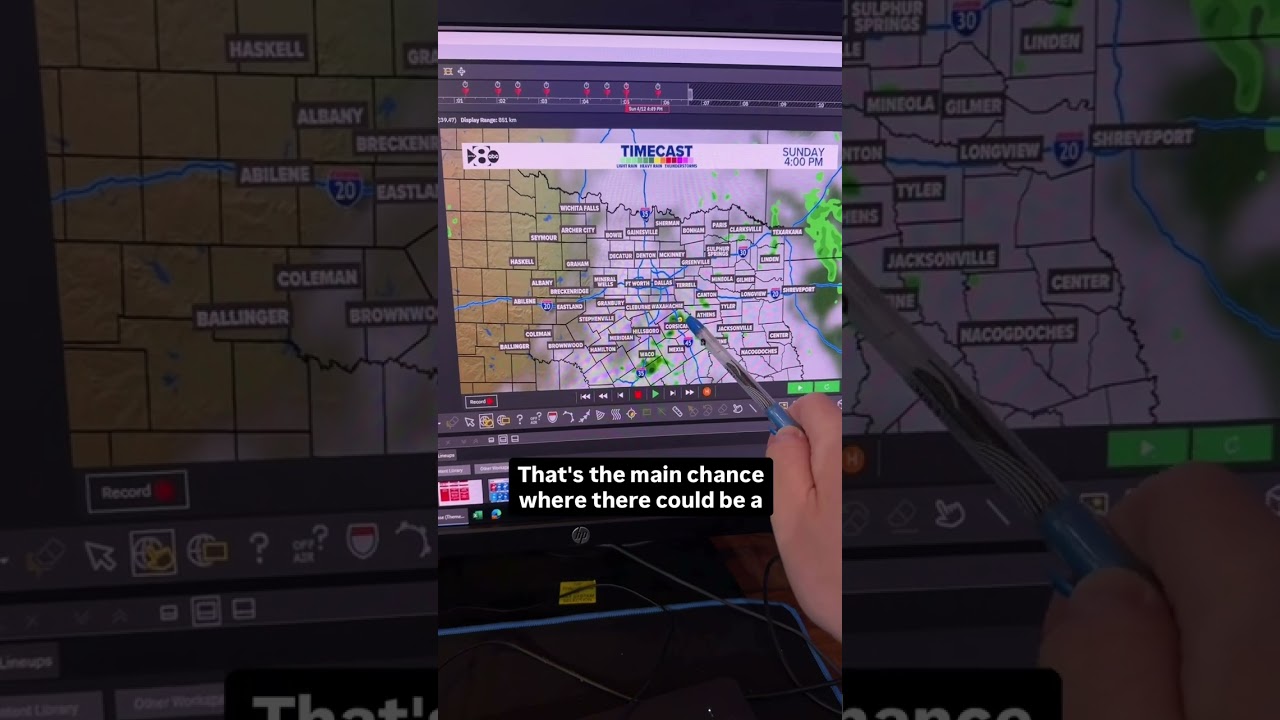 A few strong storms are possible