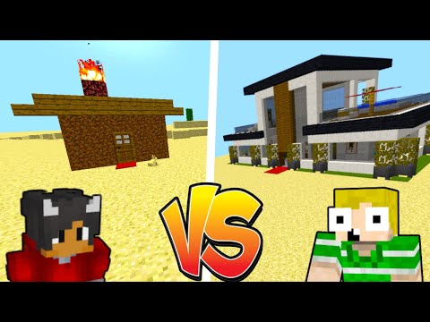 😲Hvem kan bygge det flotteste Hus i Minecraft?!😲
