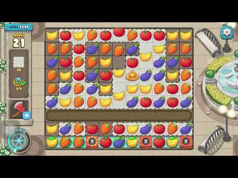 We Bare Bears Match3 Repairs Level 2549, 26 Moves (Use Boosters)