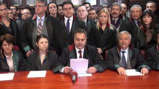 İzmir Barosu Basın Açıklaması
