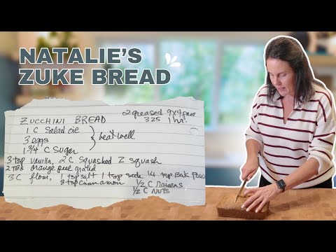 i recreated my mom's ORANGE SPICE ZUCCHINI BREAD & this is how it went! | (spoiler: it's amazing!)