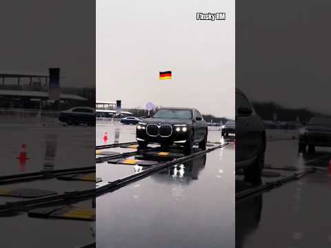 Test suspension NIO ET9 vs BMW vs AUDI #shorts #automobile #test #1million