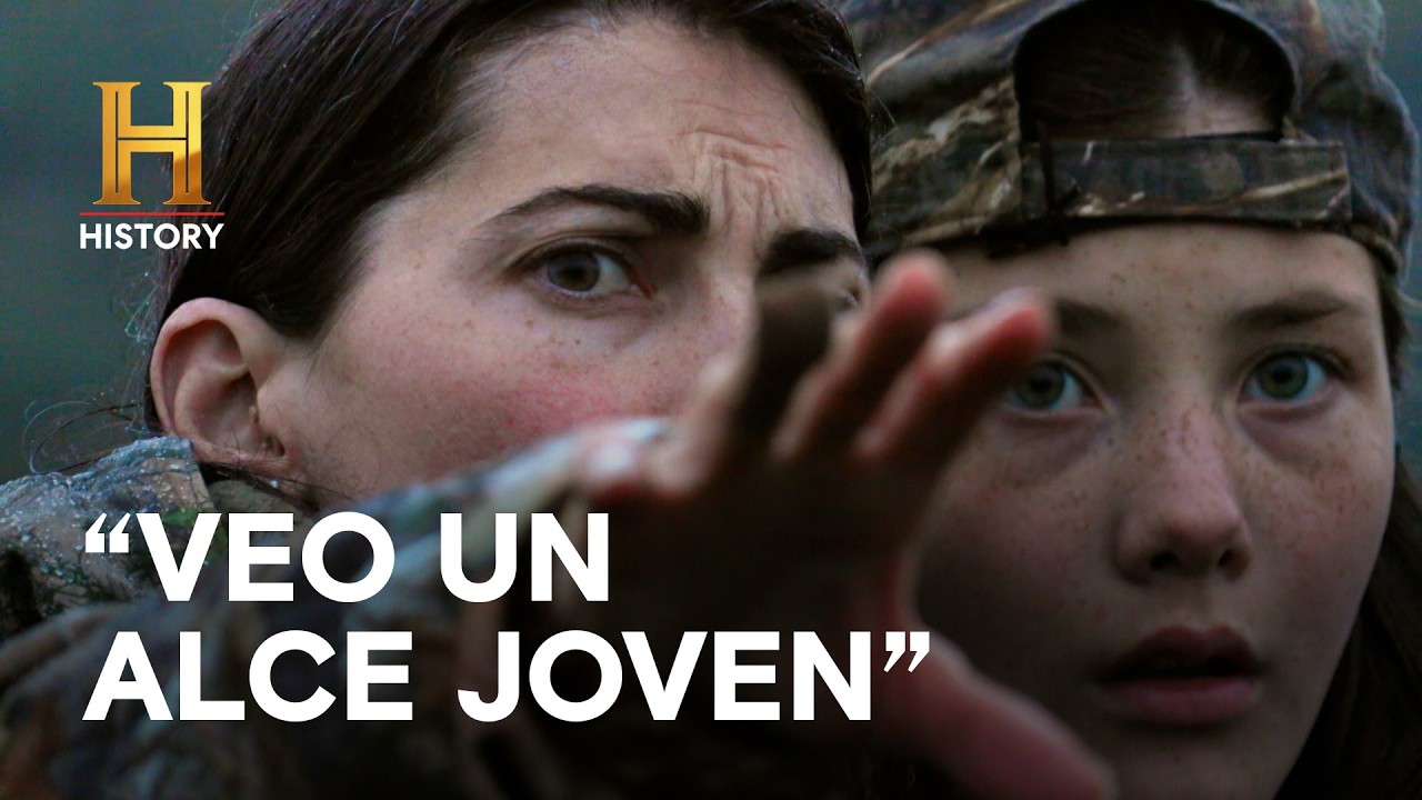"VEO UN ALCE JOVEN"  HOMBRES DE MONTAÑA