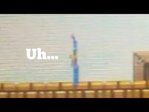 Weird Glitched Kamek In Super Mario Maker 3Ds...