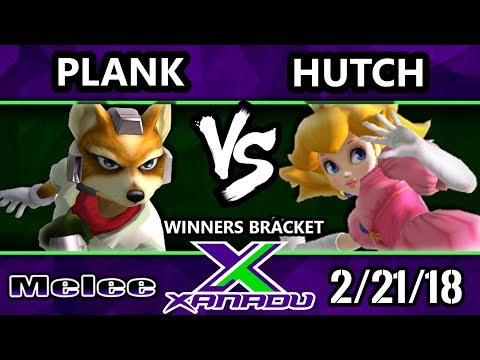 S@X 242 Melee - Plank (Sheik, Fox) Vs. Hutch (Peach) - SSBM Winners Bracket - Smash Melee