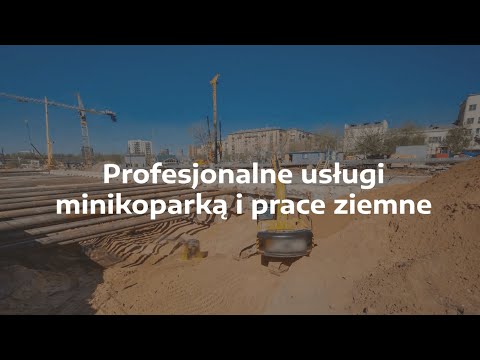 Usługi minikoparką - TK Trans - video