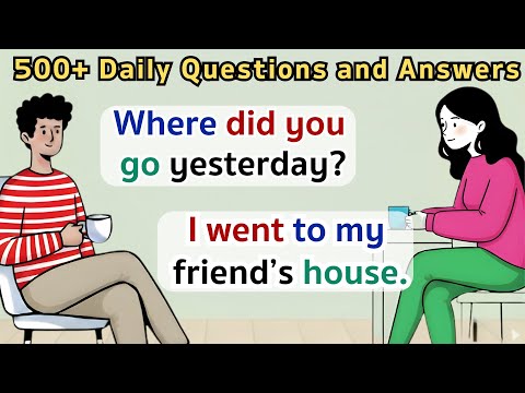 500 Simple Phrases | English Speaking Practice for Beginners | English Conversation