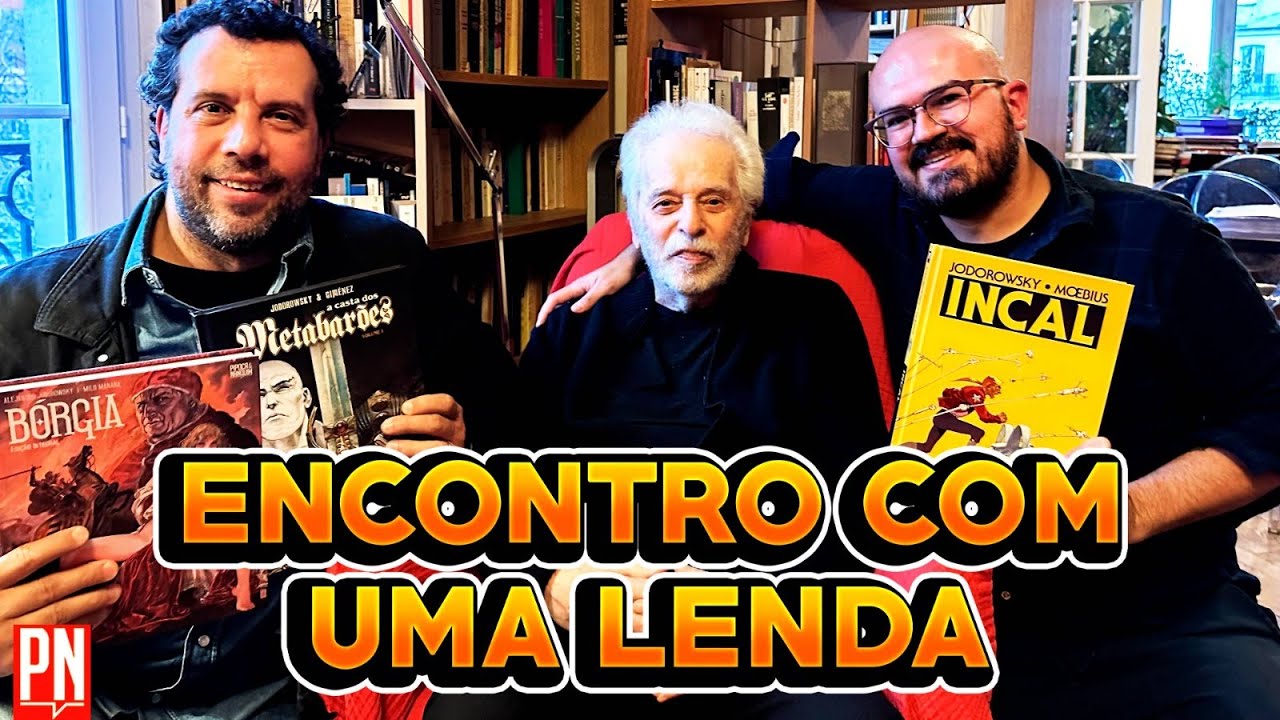 O dia em que JODOROWSKY nos recebeu na casa dele! ❤️ | Pipoca e Nanquim 560