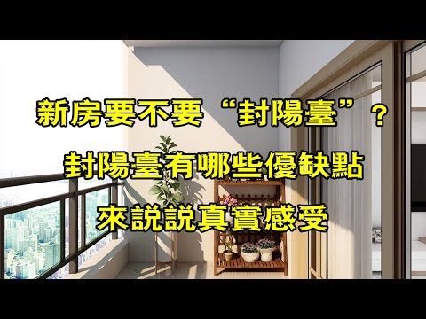 後陽台封起來