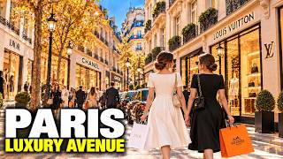 Paris’s Most Luxurious Shopping Avenue 🇫🇷 | Avenue Montaigne & Champs-Élysées | 