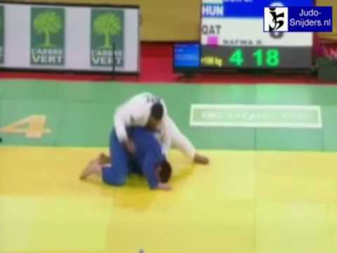 Judo 2009 Paris: Bor (HUN) - Nafwa (QAT) [-100kg].