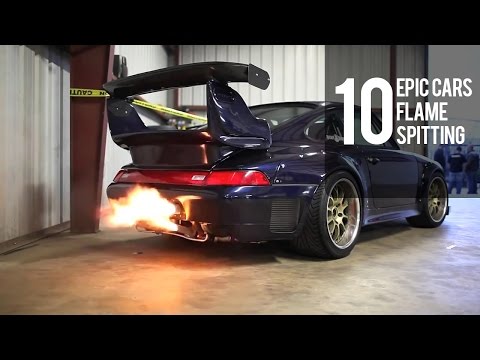 10 Epic Cars Flame Spitting | Crazy Flames!!