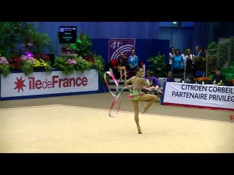 Sara Staykova (BUL) ribbon 41st IT CORBEIL- ESSONNES (final)