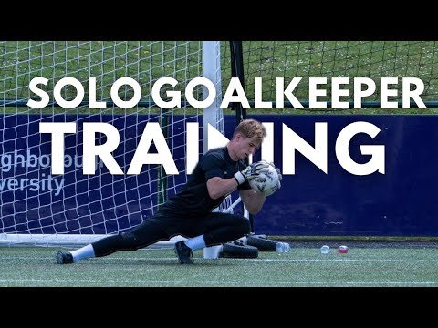 Solo Goalkeeper Training | Distribution + Cross Taking