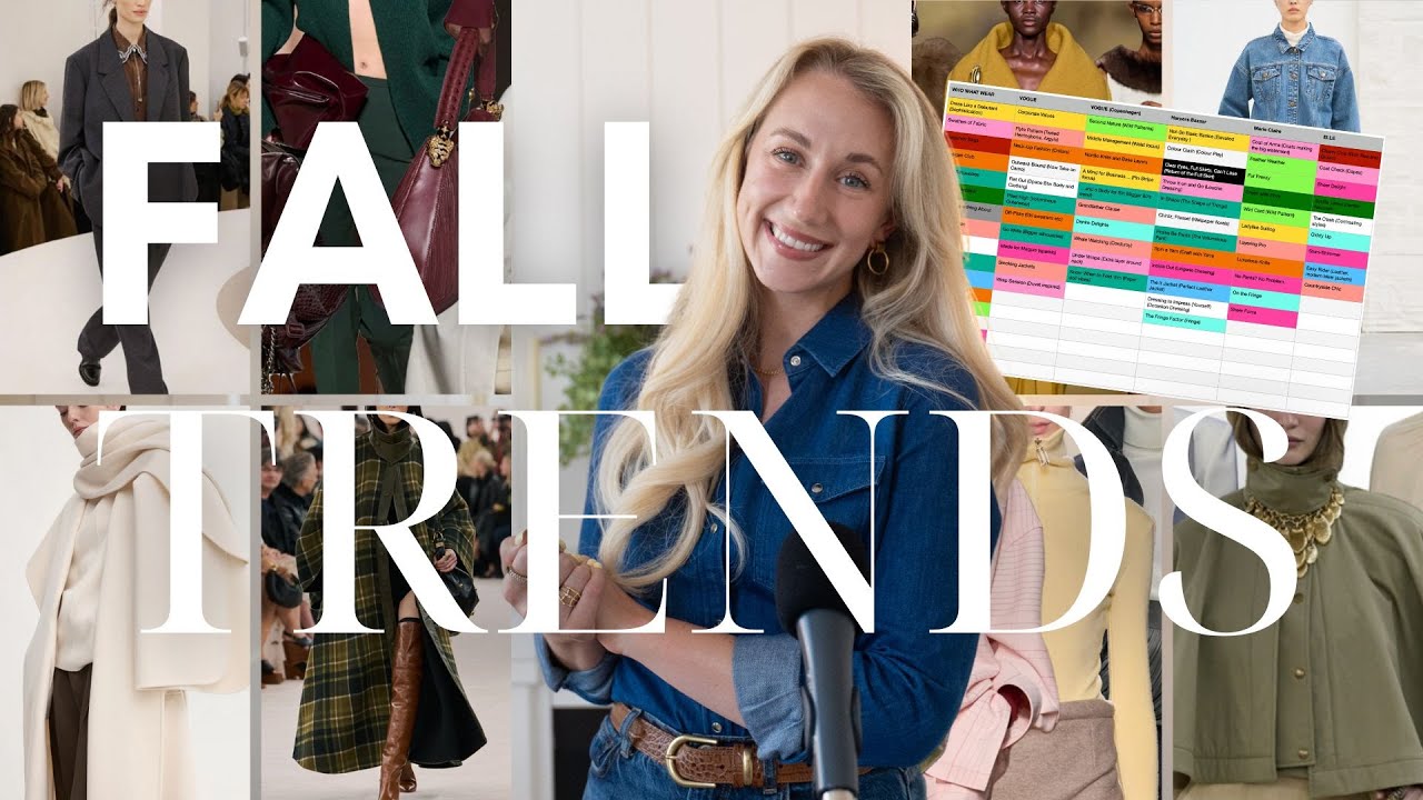FALL FASHION TRENDS FOR 2024 🍂 (Vogue, Who What Wear, Harper's Bazaar & More!)