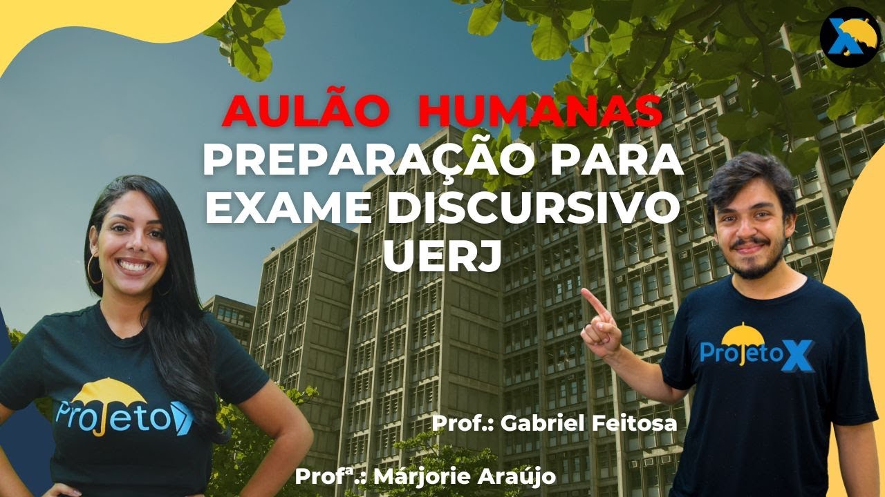 AULÃO HUMANAS | UERJ: EXAME DISCURSIVO 2025 | Ao Vivo