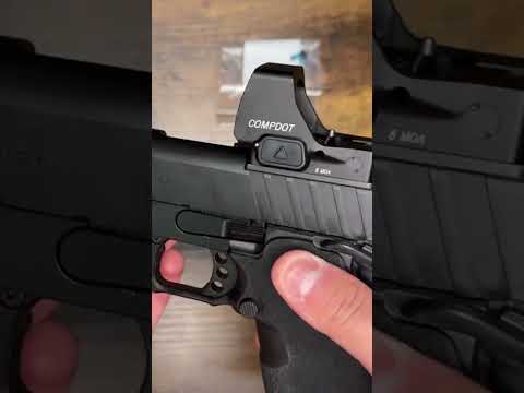 Installing a Vortex Comp Dot onto a Springfield Prodigy in under a minute! #springfield #vortex