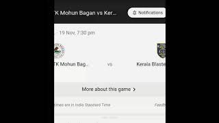 Kerala blasters vs atk Mohun Bagan WhatsApp status