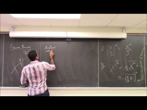 Math 1000-R03 Lecture 4 - Exponents and Radicals