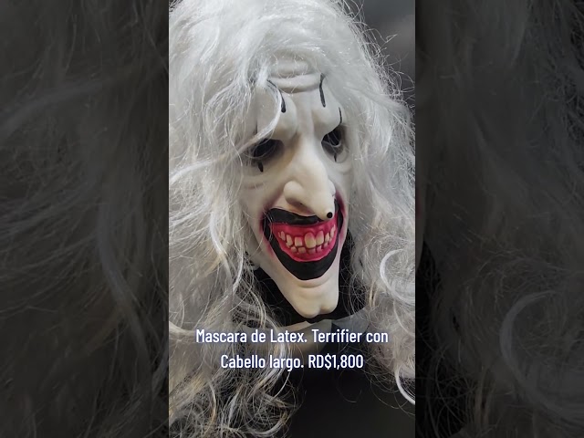 Vídeo relacionado con Protección facial de terror: construcción de látex suave, , veinticuatro centímetros, diseño detallado del personaje | para eventos de escenas de mascaradas, de cosplay, actuaciones de casa