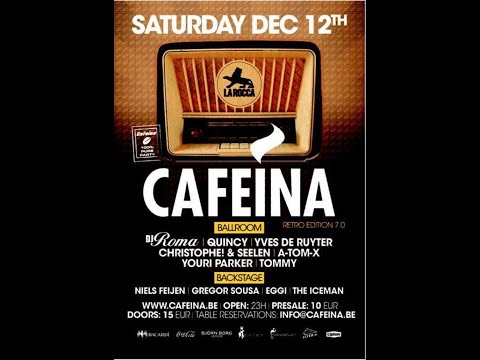 DJ TOMMY @ CAFEINA RETRO EDITION 7 0 LA ROCCA 2HOUR SET !