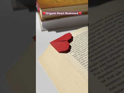 ❤️Origami Heart Cute Bookmark