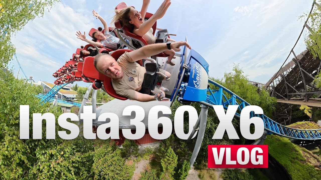 Insta360 X6 360° Kamera - Extremer VLOG im @EuropaParkChannel  / Teil 2