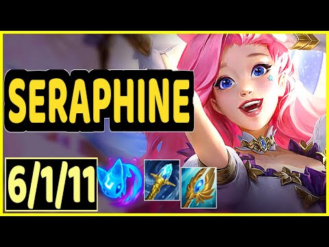 SERAPHINE VS NAMI - 6/1/11 KDA SUPPORT GAMEPLAY DIAMOND III