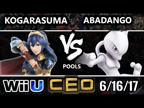 CEO 2017 Smash 4 - LG | Abadango (Mewtwo) vs Kogarasuma (Lucina) WiiU Tournament