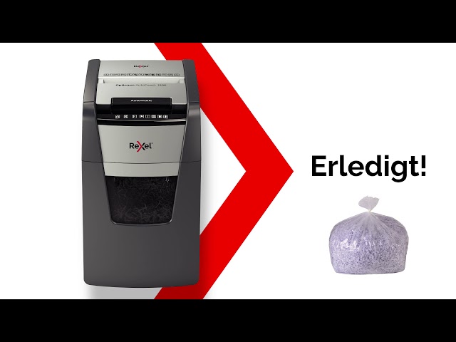 Video teaser for Rexel Optimum AutoFeed+ 150X Aktenvernichter (DE)