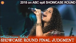 Britney Holmes – Milo Sposato- Les Greene   Showcase Round Final Judgment American Idol 2018