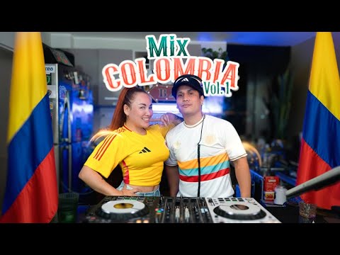 Viajando con Dj Seven Ft. Dj Priscilla - Mix Colombia Vol.1