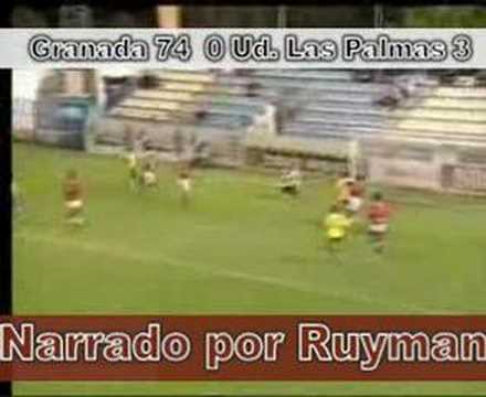 Granada 74  0 - Ud. Las Palmas 3 (segundo de Adrian Colunga)