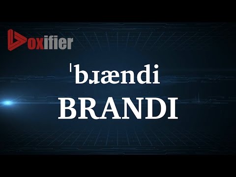 How to Pronunce Brandi in English - Voxifier.com