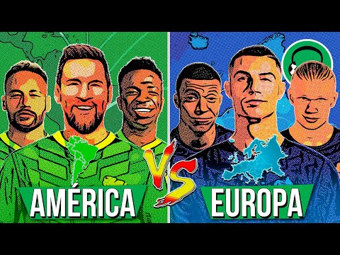 ♫ SELEÇÃO DA AMÉRICA vs SELEÇÃO DA EUROPA! QUEM GANHA? | FutParódias