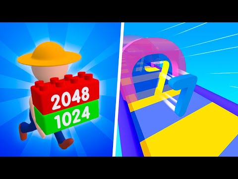Brick Runner vs Math Race 3D - Max Level Gameplay (Part 1) 123456789